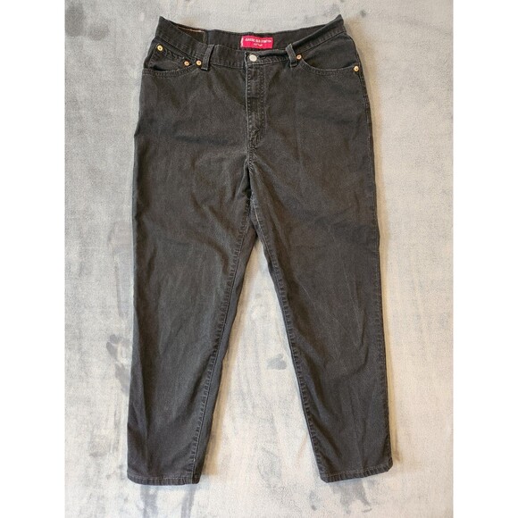 Levi's 512 Jeans Womens Black Classic Slim Stretch Fit Tappered Leg 14 MIS S - Picture 1 of 10
